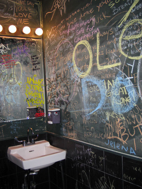 Bathroom Chalkboard