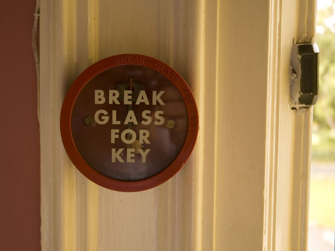 Break Glass For Key
