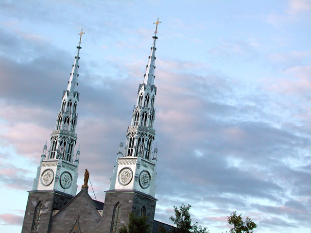 The Notre Dame Cathedral Basilica in Ottawa