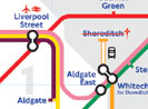 Screenshot of the London Tube map